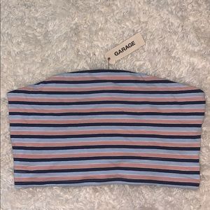 Tube top, cropped